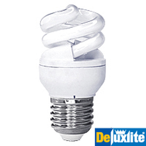 [ES9WWT2] Deluxlite Spiral Compact Fluorescent 9w Warm White Edison