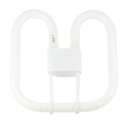 [3799] CFL Square 2D  28W   3500-4000k   GR10q 4 Pins Dimmable