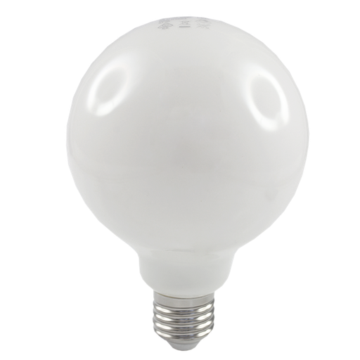 [G121327] LED Classic G95 Opal Glass 6.5W  2700K E27 Dimmable 15077l