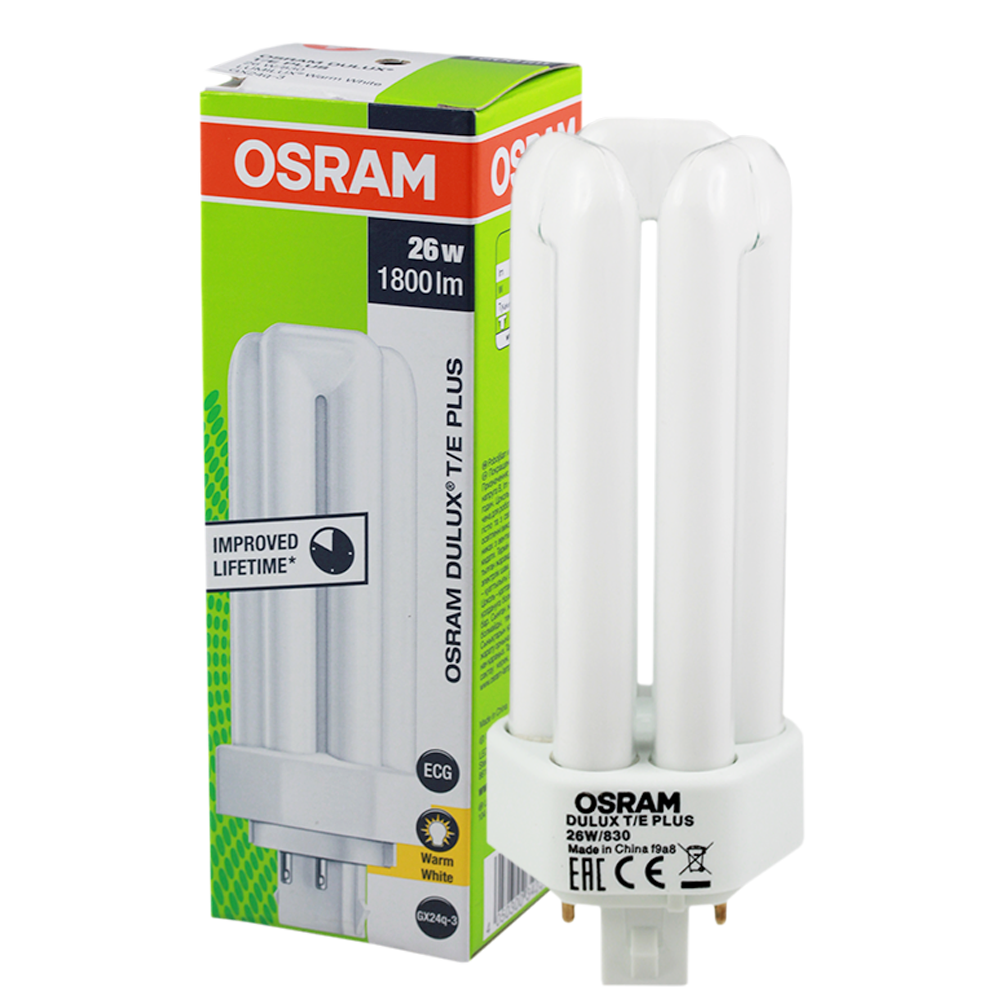OSRAM  PLT E 26W Warm White 4 Pin