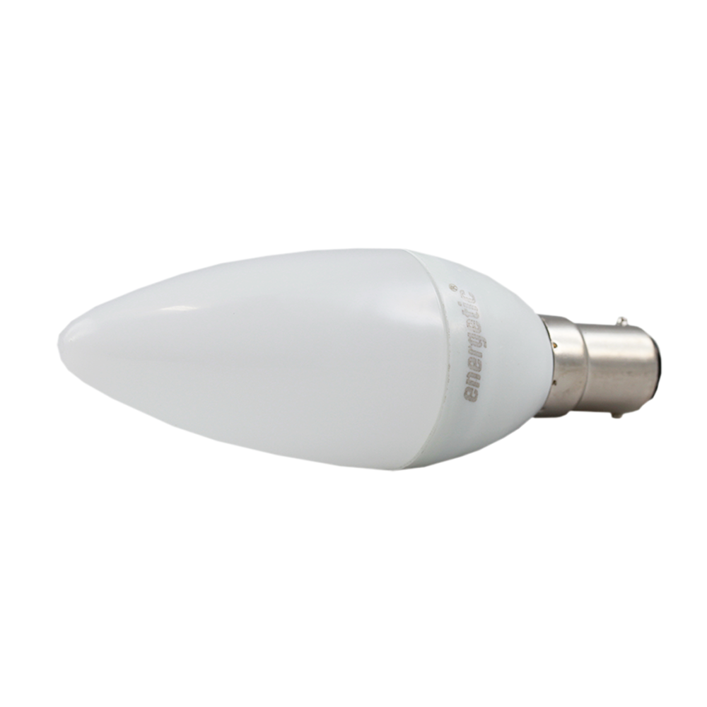 Smarter Lighting LED Candle Frosted 6W 6500K Dimmable BA15d