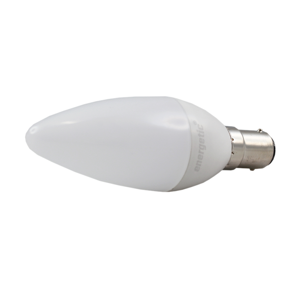Smarter Lighting LED Candle Frosted 6W 3000K Dimmable BA15d