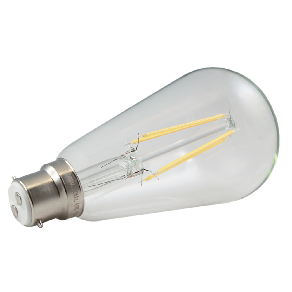 Filament ST-64 4.5W 2700K Clear Dome Dimmable B22