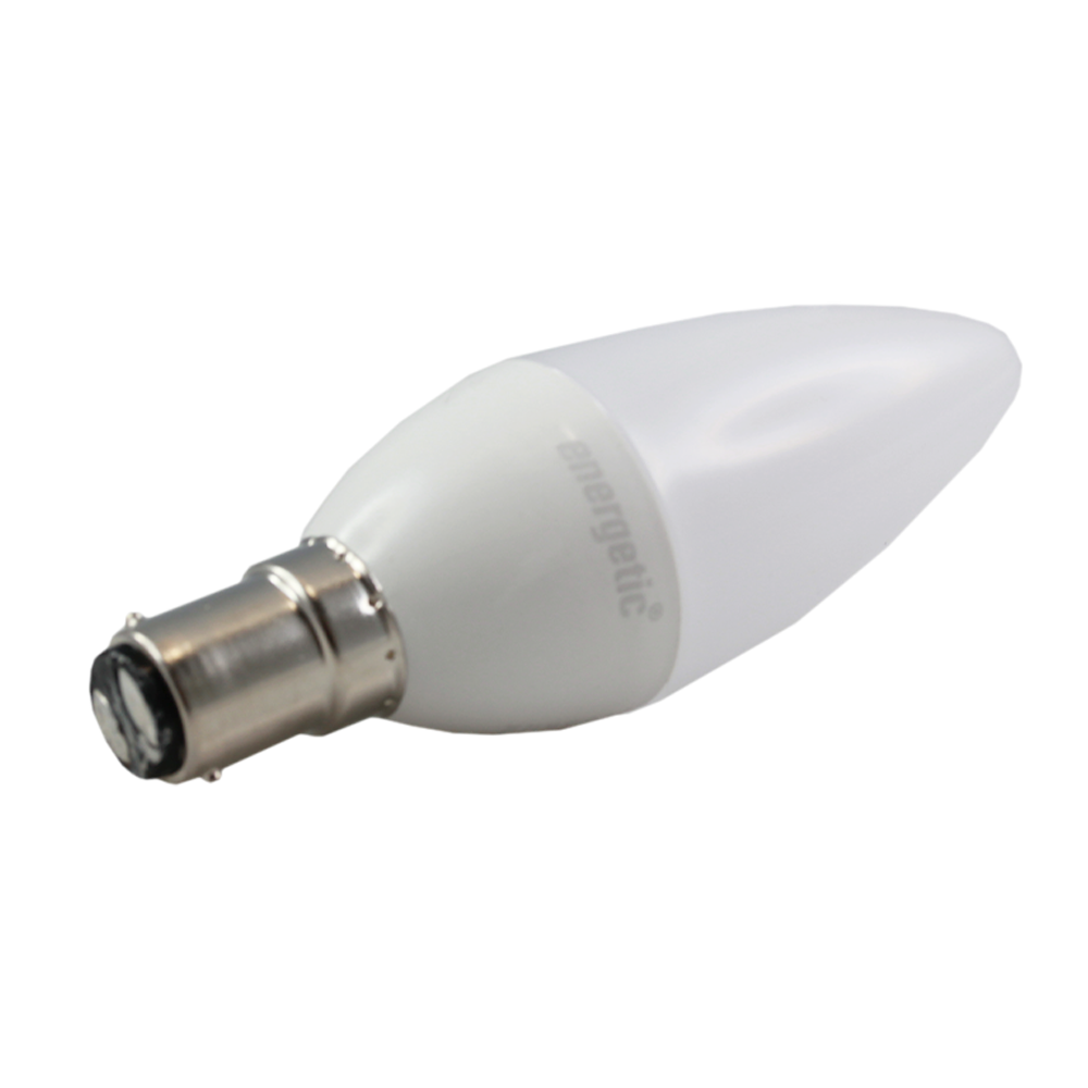 Smarter Lighting LED Candle Frosted 6W 4000K Dimmable BA15d
