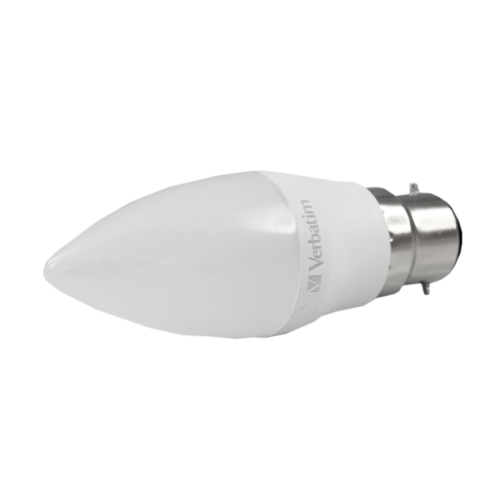 LED Candle Frosted 5W 3000K Dimmable B22