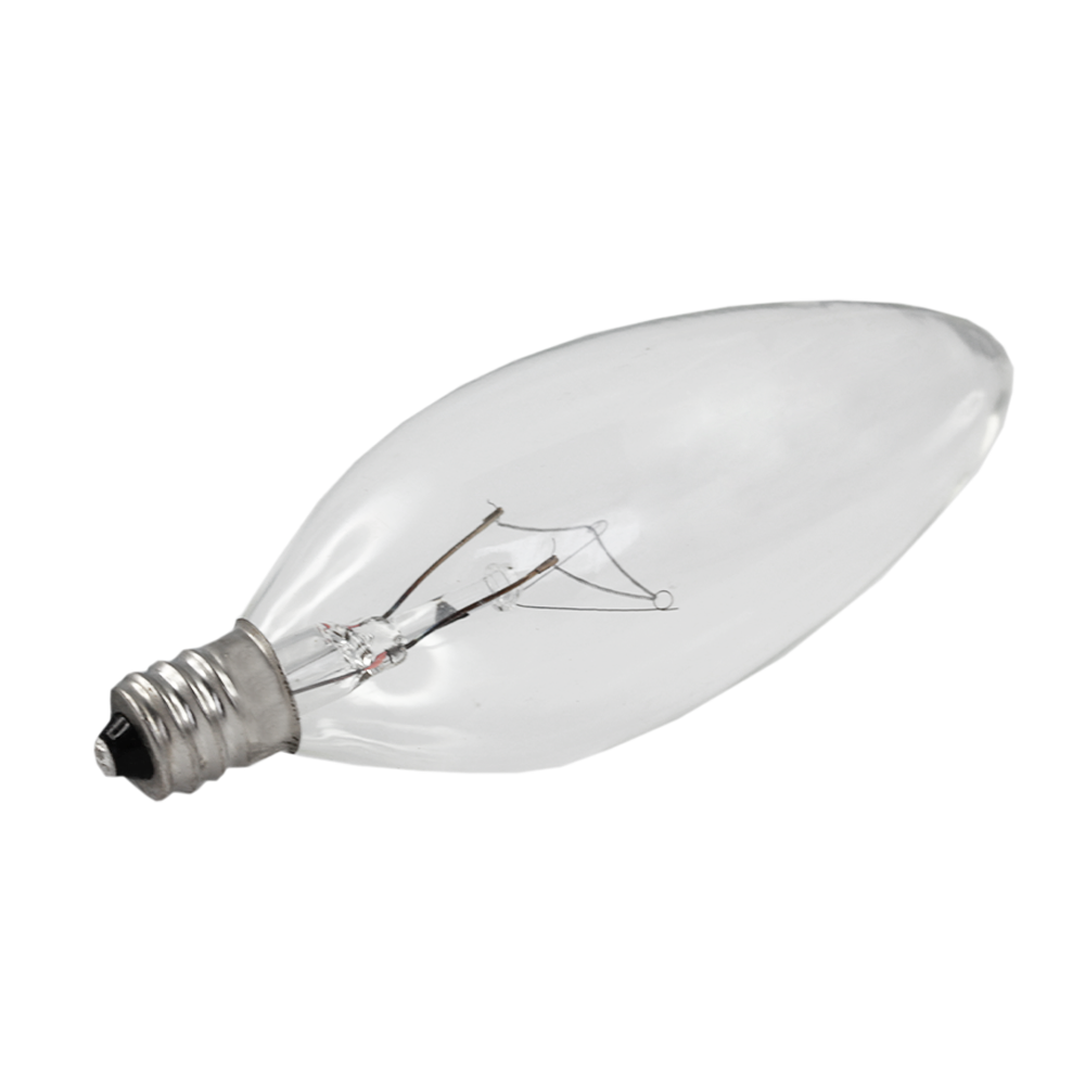 Incandescent Plain Candle 25W 2700K Dimmable E12