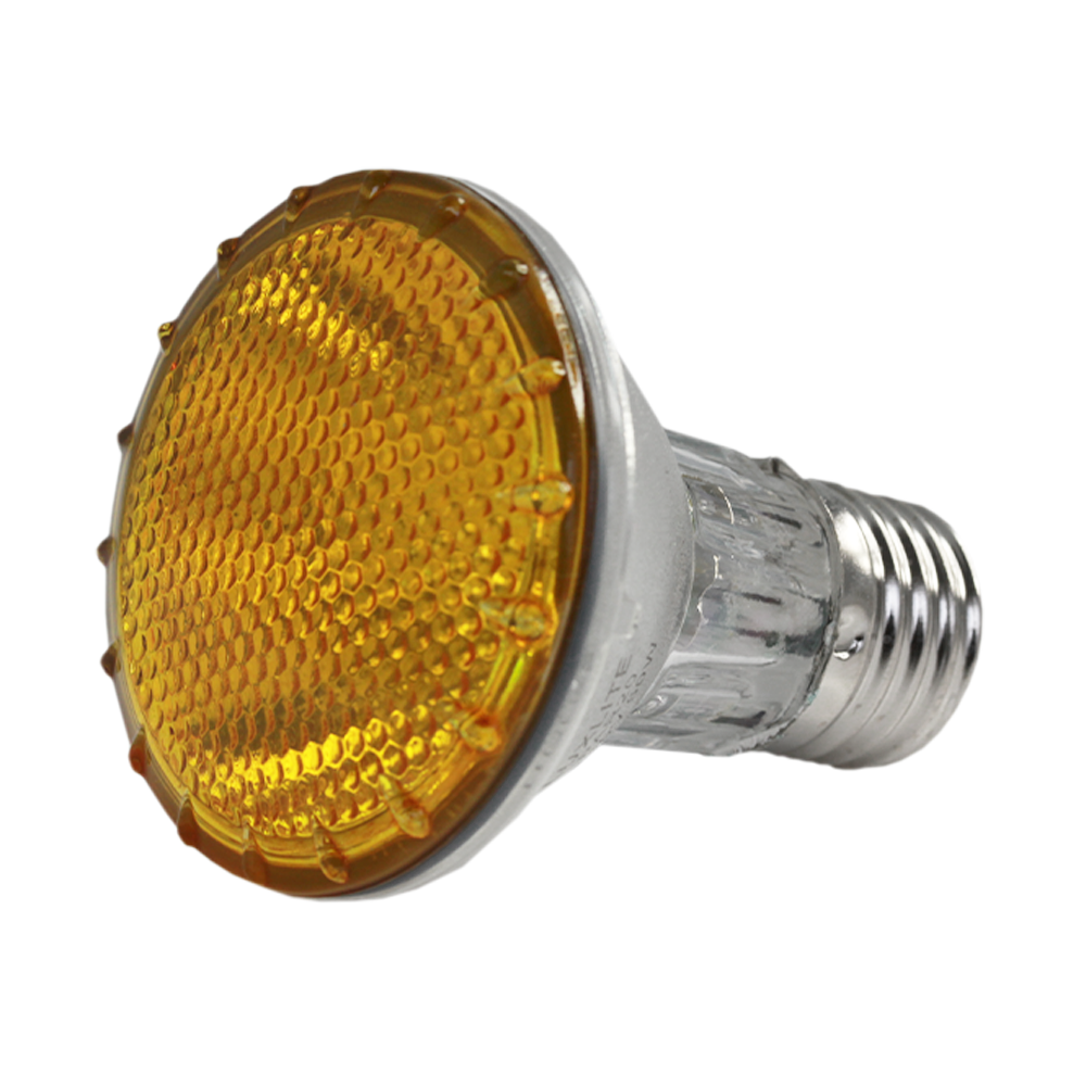 Luxlite Halogen Lamp PAR20 Yellow 50W 240V E27