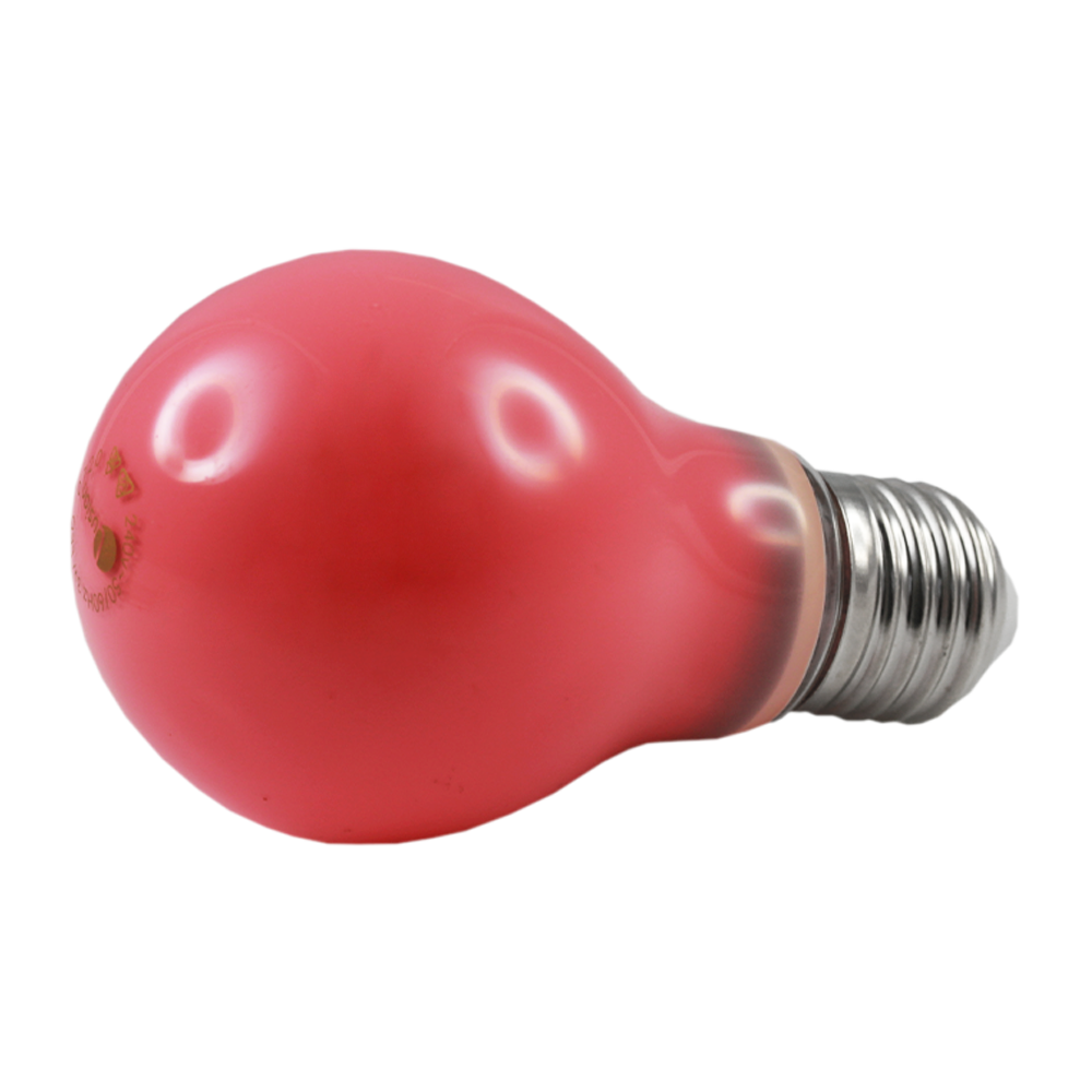 Lus LED GLS Lamp 3W Red E27 Non-Dimmable