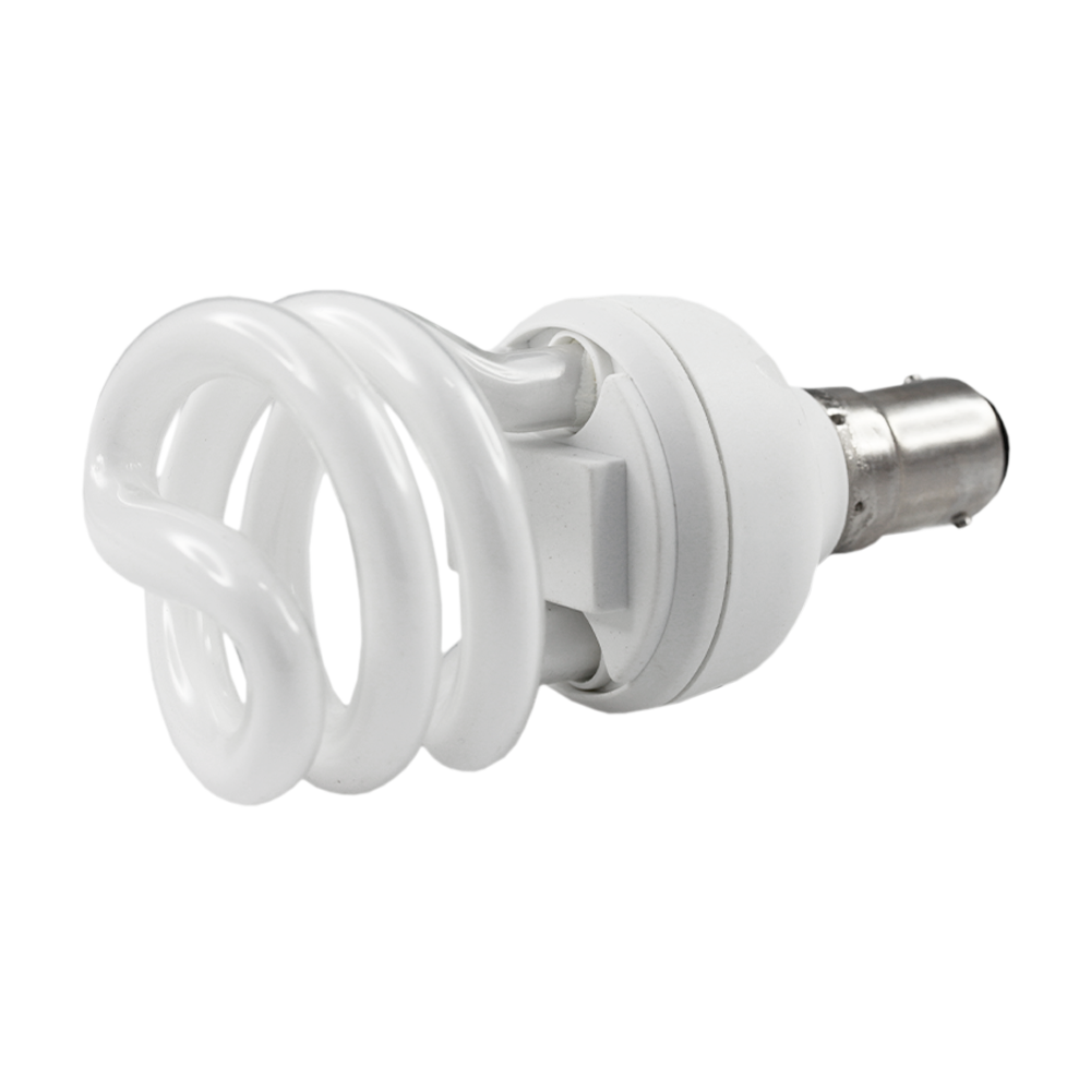 Electronic Energy Saver Spiral CFL Lamp 11W 4100K BA15d