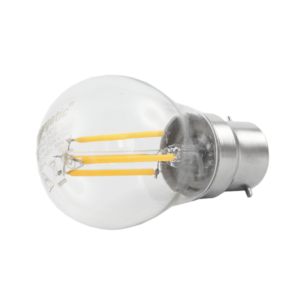 Smarter Lighting LED Filament Clear SupValue Fancy Round 4.8W 2700K Dimmable B22