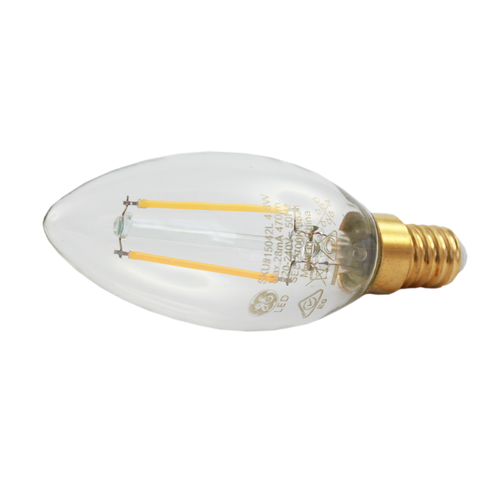 LED Heritage Filament Candle Clear 4.8W 2700K Dimmable E14