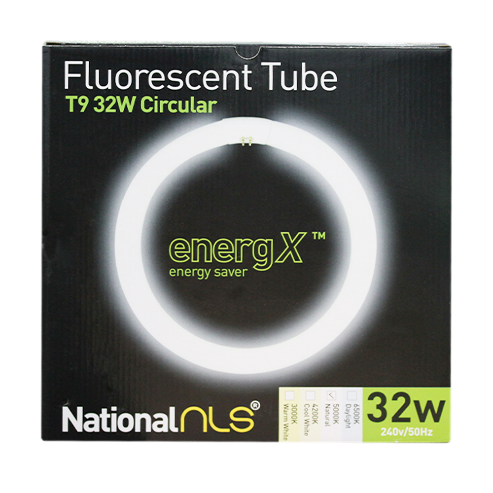EnergX Energy Saver Circular Fluorescent T9 32W 5000K G10q 4 Pins