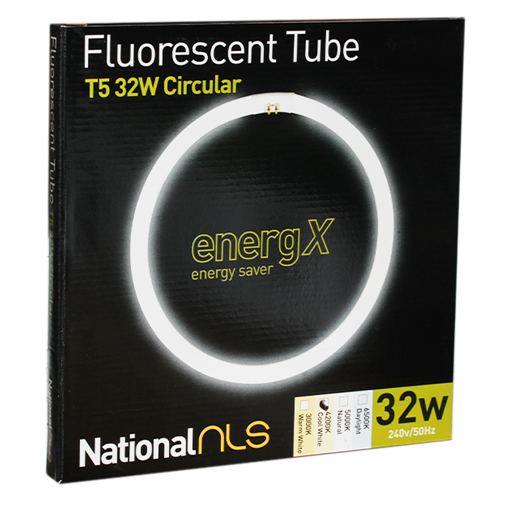 EnergX Energy Saver Circular Fluorescent T5 32W 4200K G10q 4 Pins
