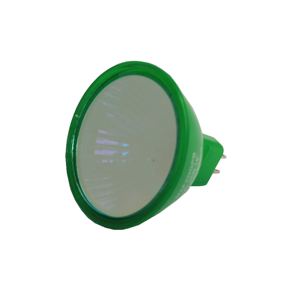Coloured Dichroic Reflector MR16 35W 38D 12V GU5.3 Green
