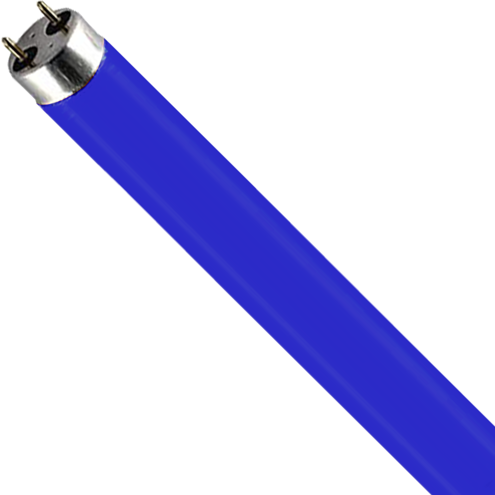 Coloured Fluorescent T8 Tube 18W Blue G13 600mm