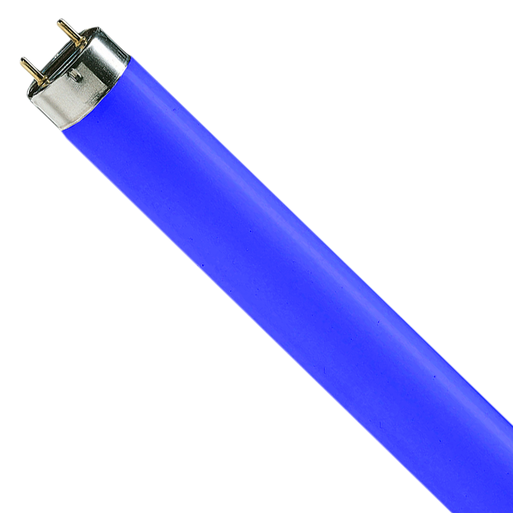 Coloured Fluorescent T8 Tube Lumilux 67 30W Blue G13 900mm