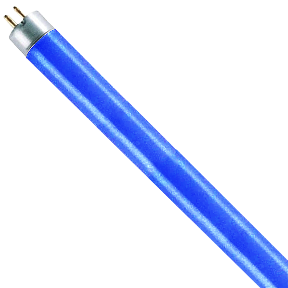 Coloured Fluorescent T5 Tube 21W Blue G5 862mm