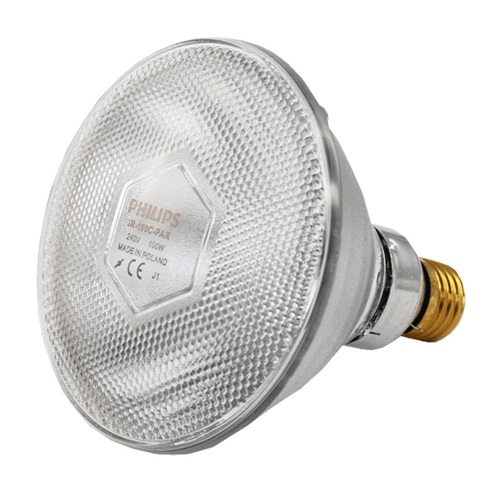 InfraRed Industrial Heat Incandescent Lamp PAR38 IR 100W 240V Clear E27