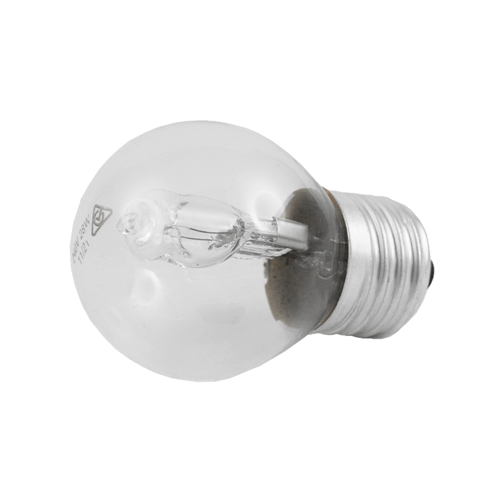 Halogen Fancy Round Lamp Clear 28W 2800K Dimmable E27
