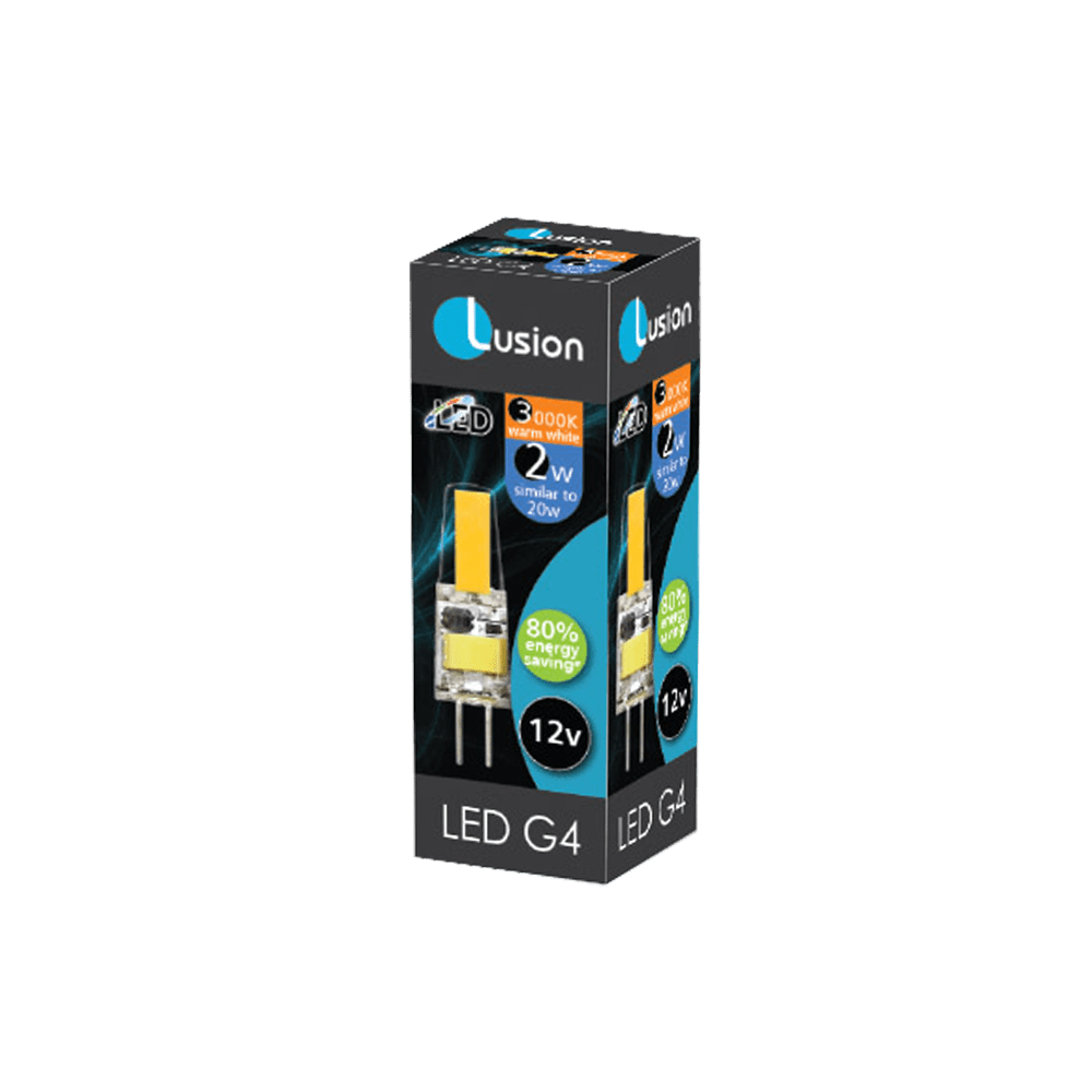 Lus LED 2W 12V 3000K G4 Non-Dimmable