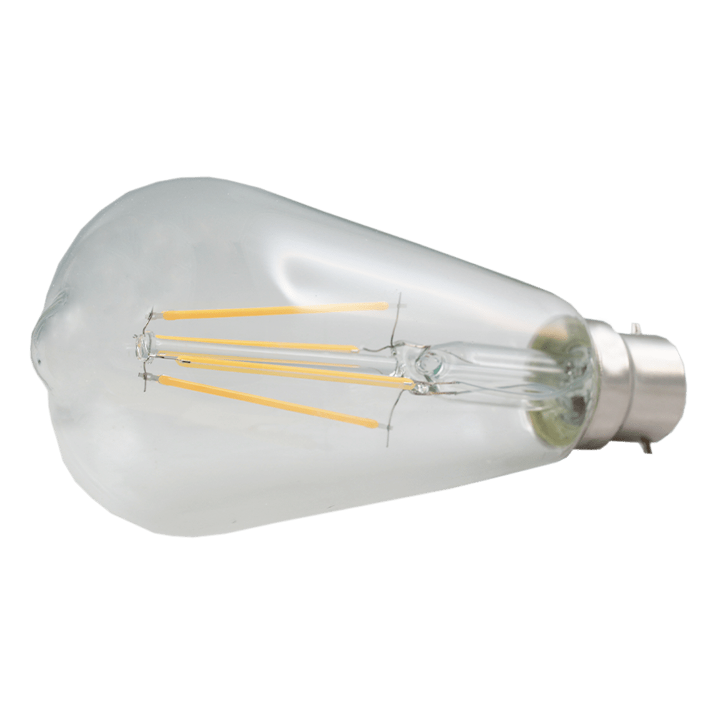 Lus LED Filament ST64 Clear 8W 2700K Dimmable B22