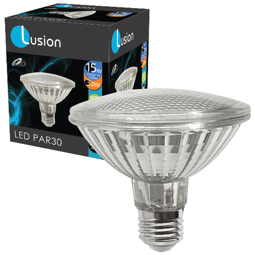 Lusion LED Globe PAR30 15W 3000K Non-Dimmable E27