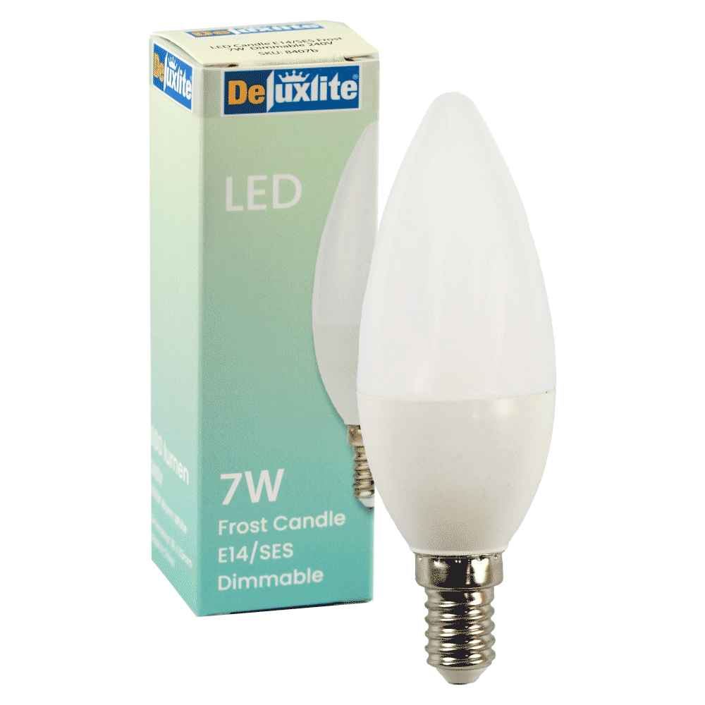 LED Candle Frost 7W 3000K E14 Dimmable