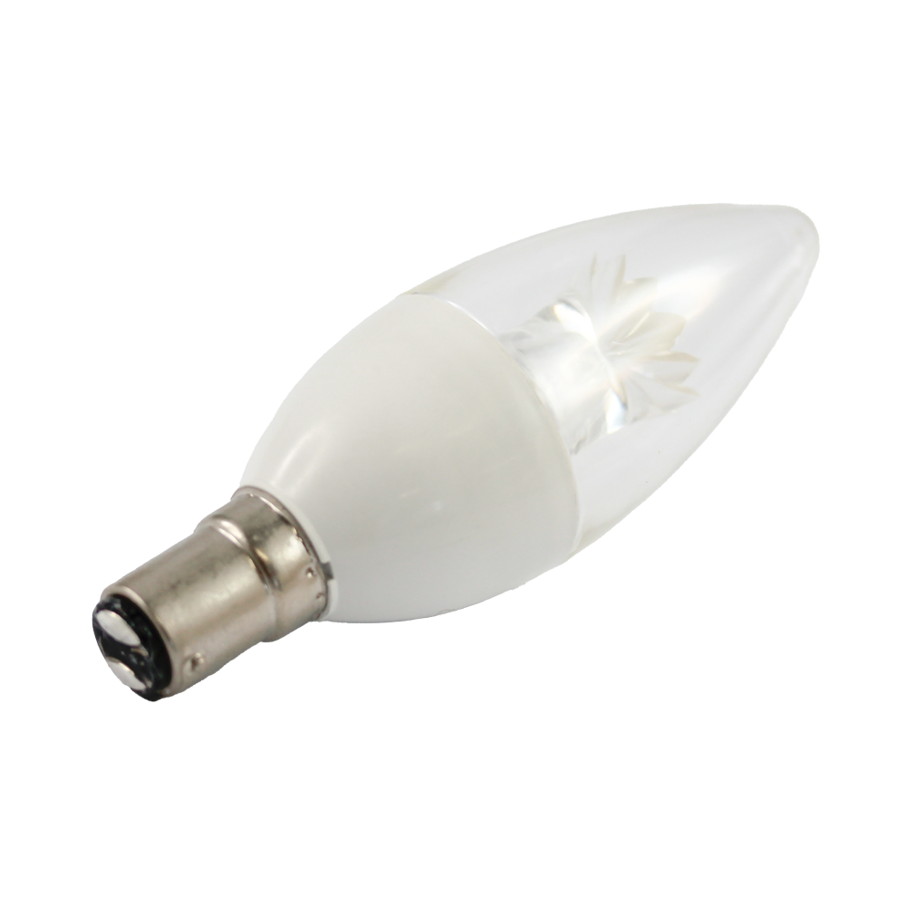 LED Candle Clear 7W 3000K BA15d Dimmable