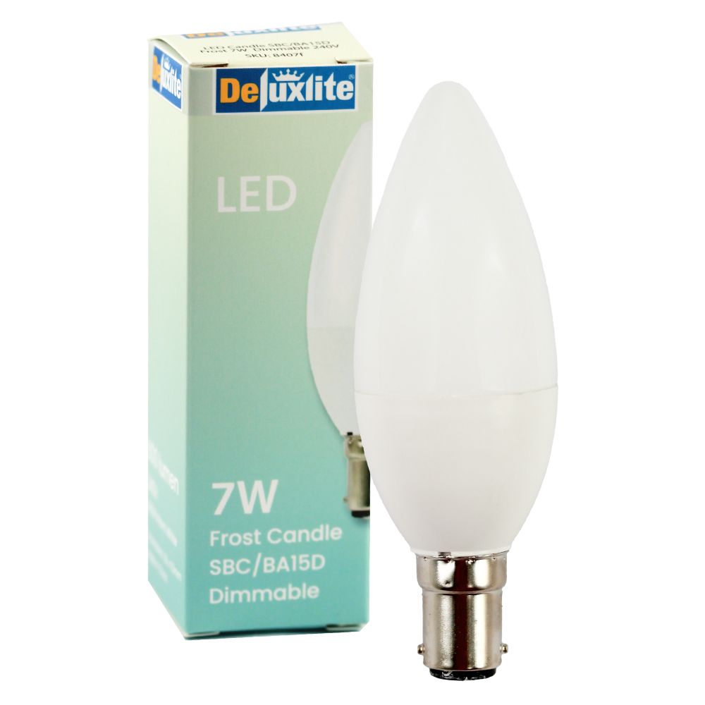 LED Candle Frost 7W 3000K BA15d Dimmable