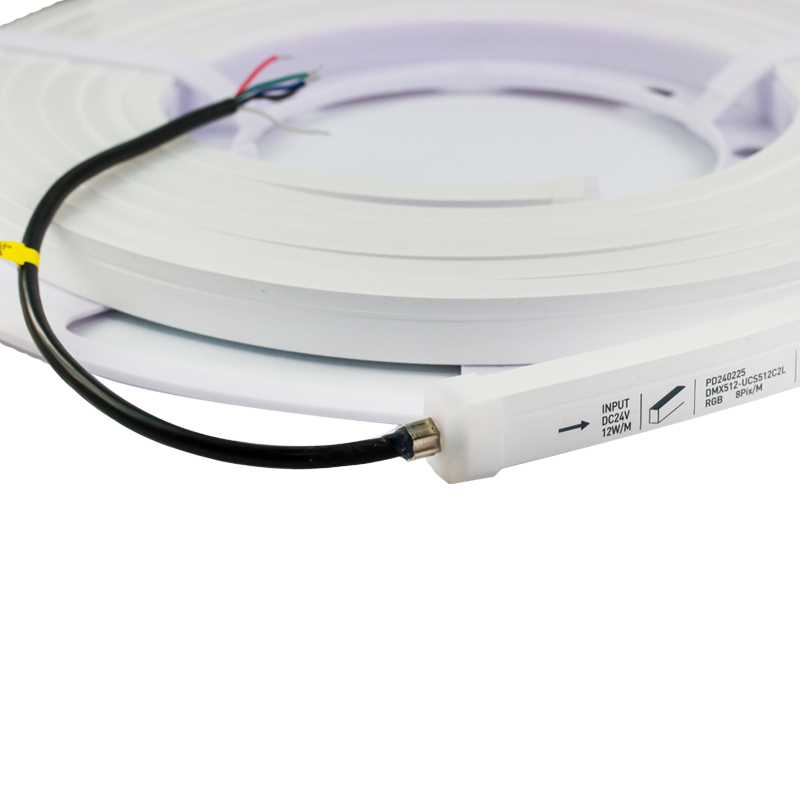LED Neon Flexible Strip  IP67 1220mm 12W/m DC RGB  5M/Reel